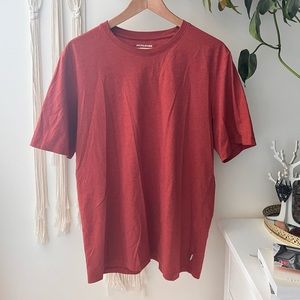 Burnt orange jack & jones tee